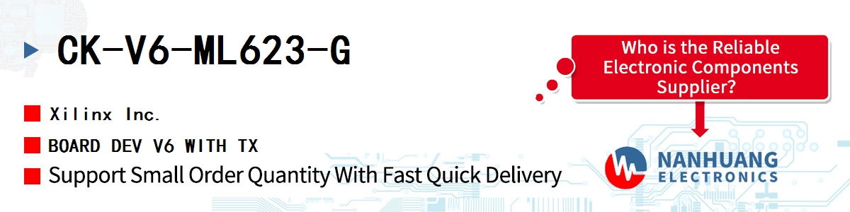 CK-V6-ML623-G Xilinx BOARD DEV V6 WITH TX