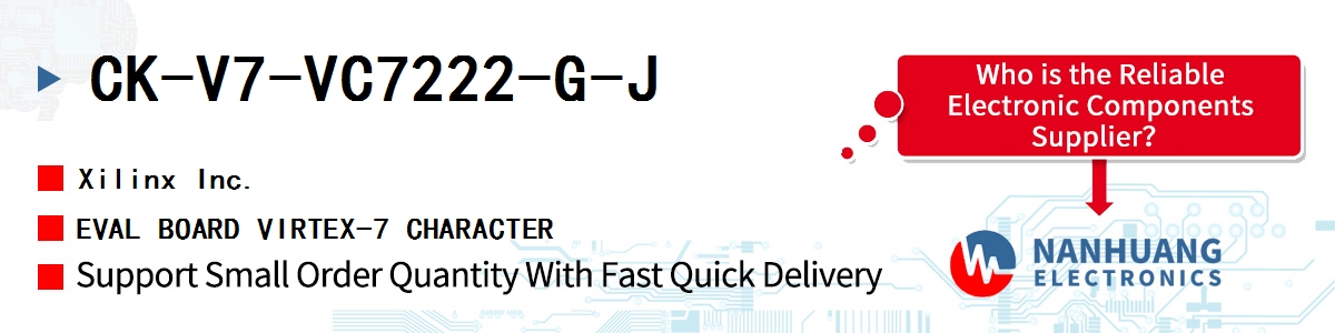 CK-V7-VC7222-G-J Xilinx EVAL BOARD VIRTEX-7 CHARACTER