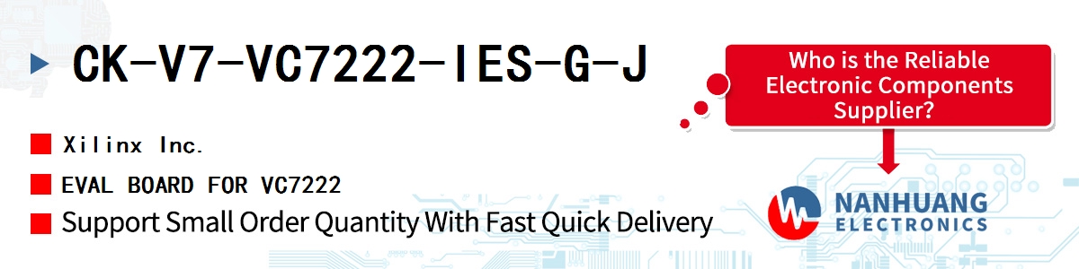 CK-V7-VC7222-IES-G-J Xilinx EVAL BOARD FOR VC7222