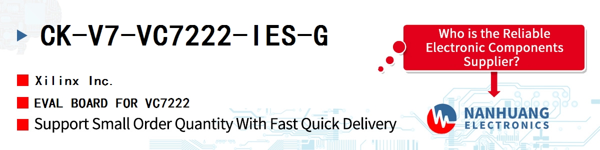 CK-V7-VC7222-IES-G Xilinx EVAL BOARD FOR VC7222