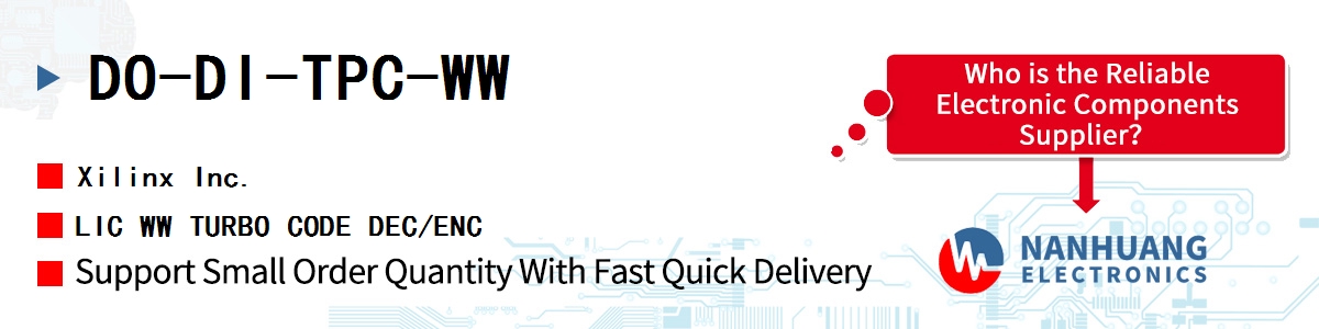 DO-DI-TPC-WW Xilinx LIC WW TURBO CODE DEC/ENC