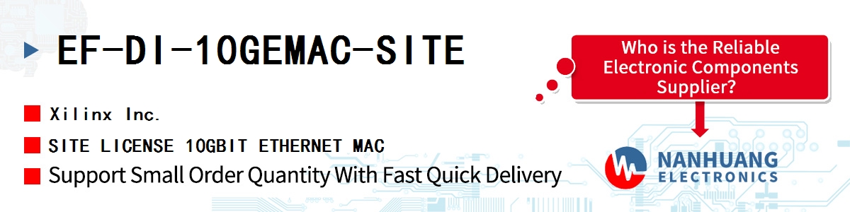 EF-DI-10GEMAC-SITE Xilinx SITE LICENSE 10GBIT ETHERNET MAC