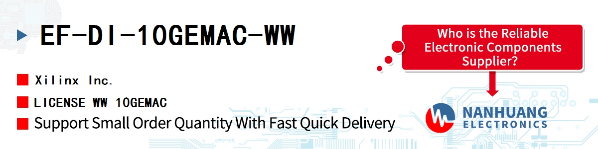 EF-DI-10GEMAC-WW Xilinx LICENSE WW 10GEMAC