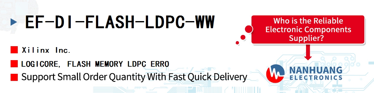 EF-DI-FLASH-LDPC-WW Xilinx LOGICORE, FLASH MEMORY LDPC ERRO