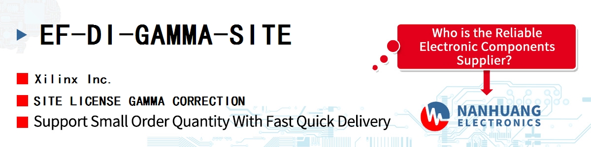 EF-DI-GAMMA-SITE Xilinx SITE LICENSE GAMMA CORRECTION