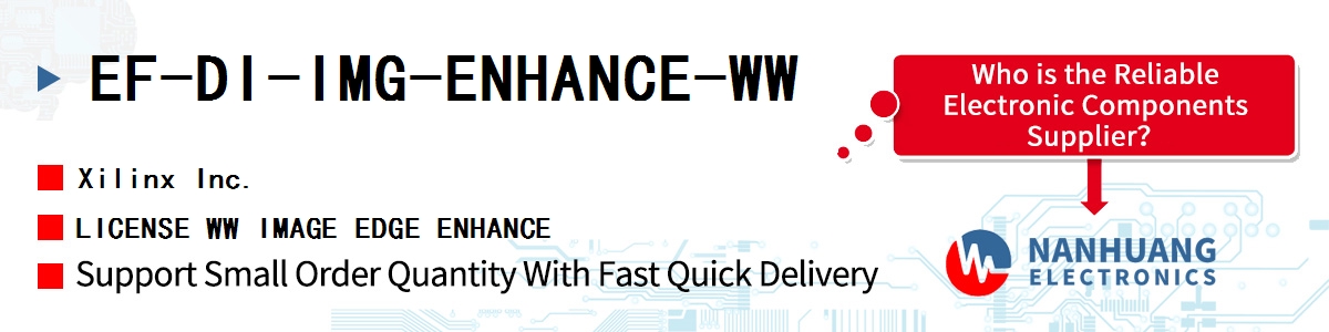 EF-DI-IMG-ENHANCE-WW Xilinx LICENSE WW IMAGE EDGE ENHANCE