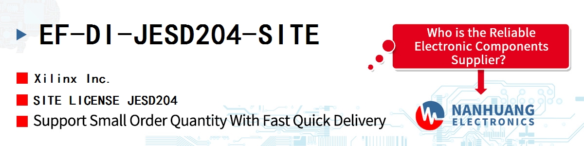 EF-DI-JESD204-SITE Xilinx SITE LICENSE JESD204