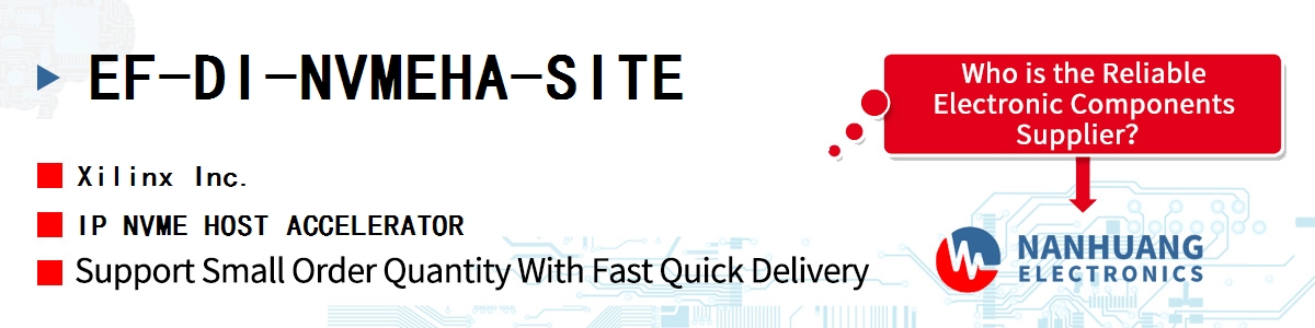 EF-DI-NVMEHA-SITE Xilinx IP NVME HOST ACCELERATOR