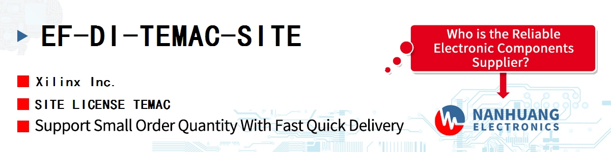 EF-DI-TEMAC-SITE Xilinx SITE LICENSE TEMAC