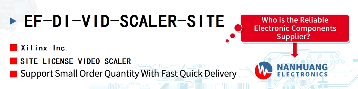 EF-DI-VID-SCALER-SITE Xilinx SITE LICENSE VIDEO SCALER