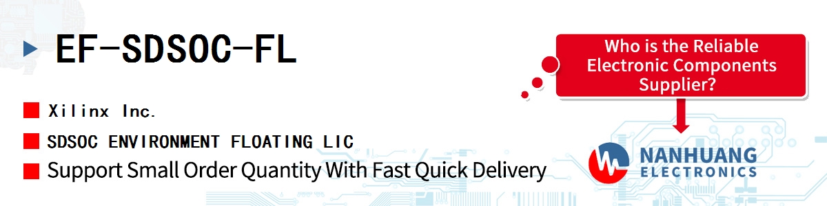 EF-SDSOC-FL Xilinx SDSOC ENVIRONMENT FLOATING LIC