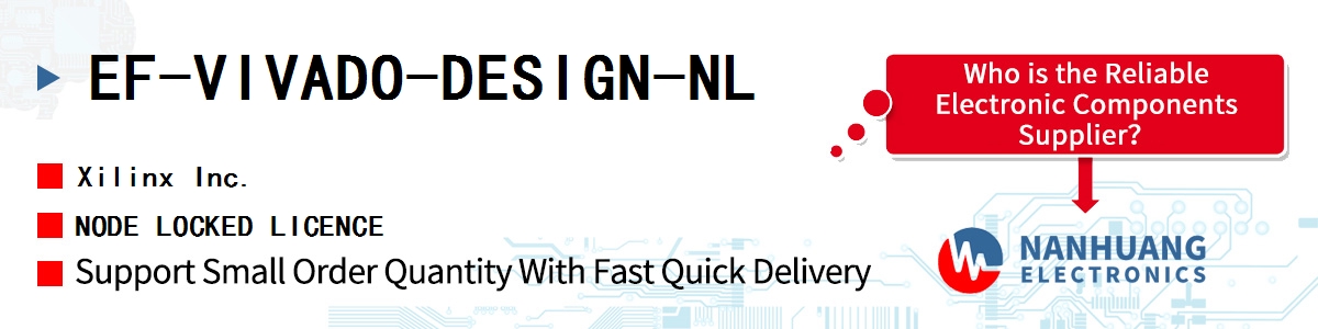 EF-VIVADO-DESIGN-NL Xilinx NODE LOCKED LICENCE