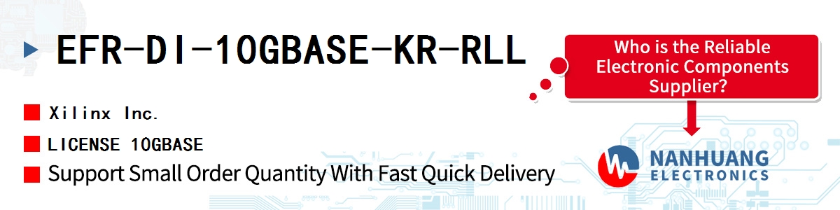 EFR-DI-10GBASE-KR-RLL Xilinx LICENSE 10GBASE