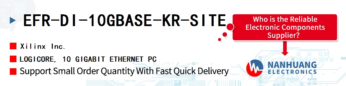 EFR-DI-10GBASE-KR-SITE Xilinx LOGICORE, 10 GIGABIT ETHERNET PC