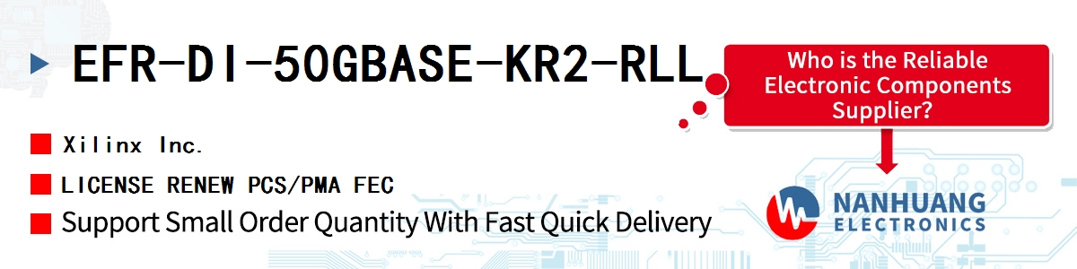 EFR-DI-50GBASE-KR2-RLL Xilinx LICENSE RENEW PCS/PMA FEC