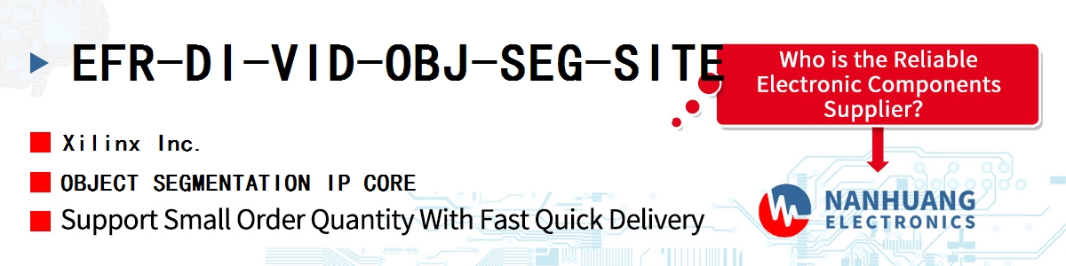 EFR-DI-VID-OBJ-SEG-SITE Xilinx OBJECT SEGMENTATION IP CORE