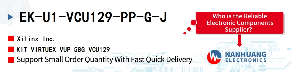 EK-U1-VCU129-PP-G-J Xilinx KIT VIRTUEX VUP 58G VCU129