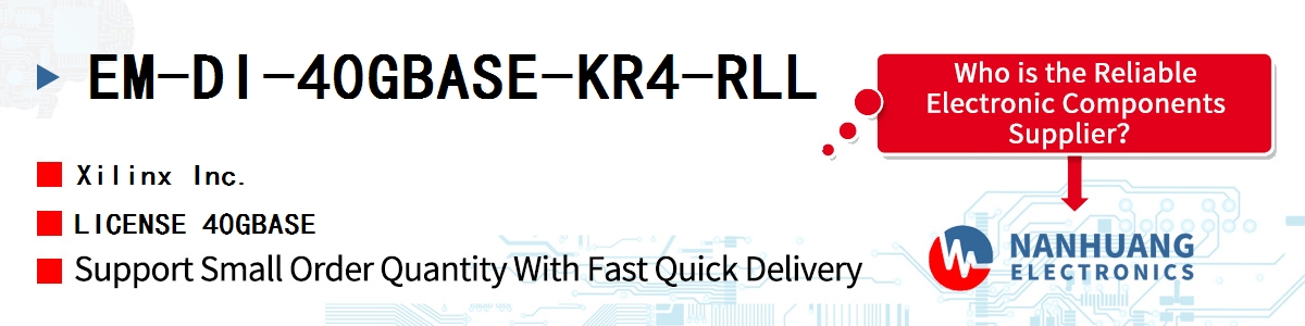 EM-DI-40GBASE-KR4-RLL Xilinx LICENSE 40GBASE