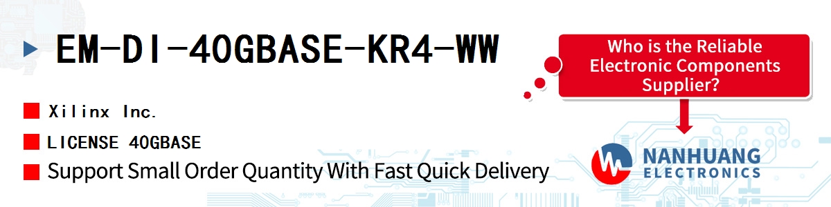 EM-DI-40GBASE-KR4-WW Xilinx LICENSE 40GBASE