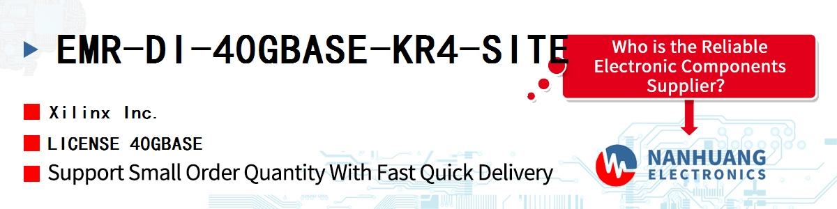 EMR-DI-40GBASE-KR4-SITE Xilinx LICENSE 40GBASE