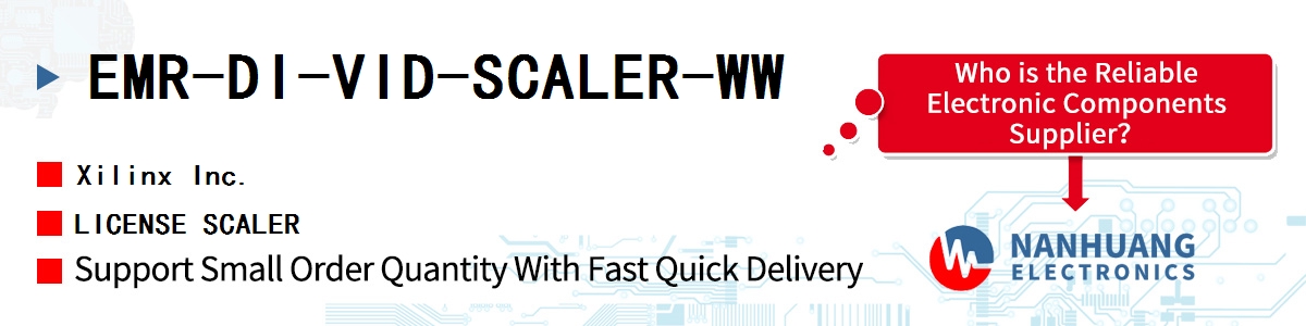 EMR-DI-VID-SCALER-WW Xilinx LICENSE SCALER