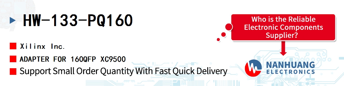 HW-133-PQ160 Xilinx ADAPTER FOR 160QFP XC9500