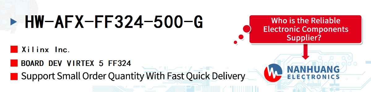 HW-AFX-FF324-500-G Xilinx BOARD DEV VIRTEX 5 FF324