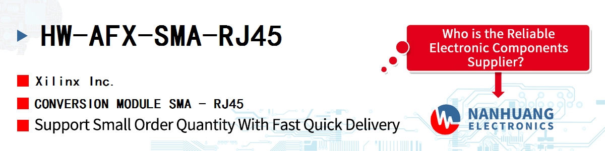 HW-AFX-SMA-RJ45 Xilinx CONVERSION MODULE SMA - RJ45