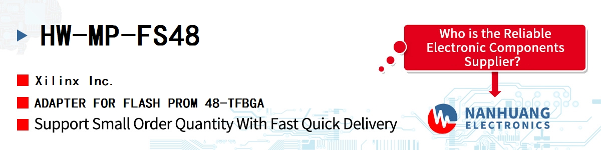 HW-MP-FS48 Xilinx ADAPTER FOR FLASH PROM 48-TFBGA