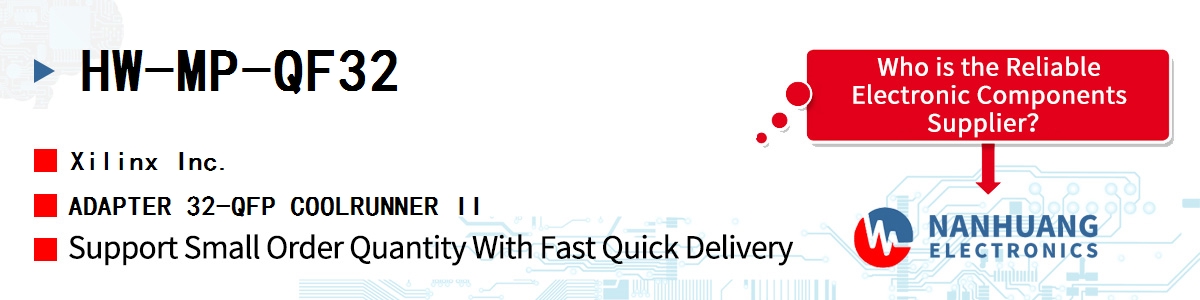 HW-MP-QF32 Xilinx ADAPTER 32-QFP COOLRUNNER II