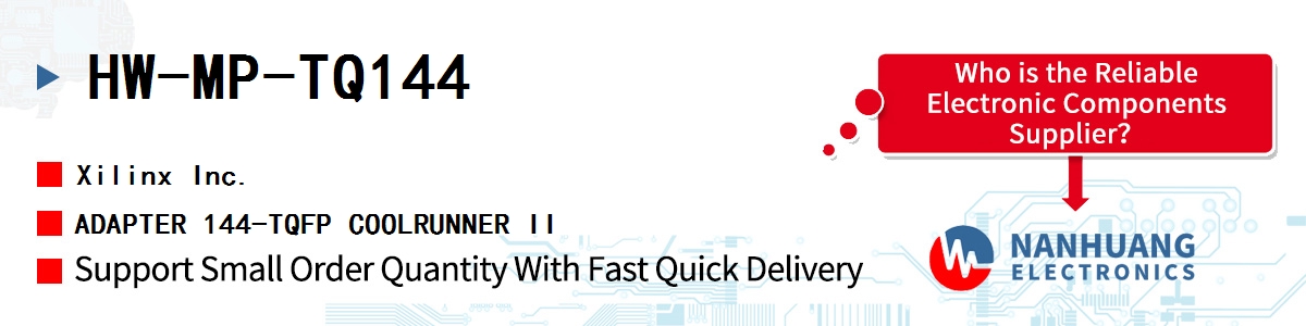 HW-MP-TQ144 Xilinx ADAPTER 144-TQFP COOLRUNNER II