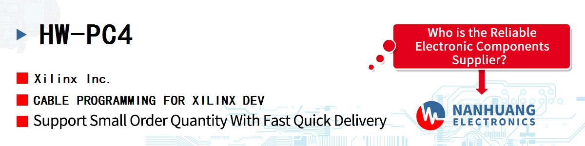 HW-PC4 Xilinx CABLE PROGRAMMING FOR XILINX DEV