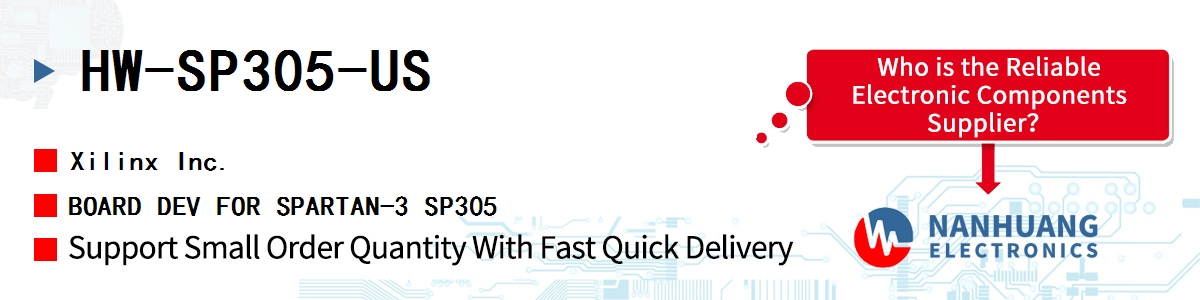 HW-SP305-US Xilinx BOARD DEV FOR SPARTAN-3 SP305