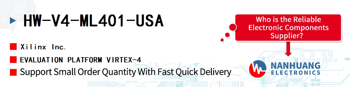 HW-V4-ML401-USA Xilinx EVALUATION PLATFORM VIRTEX-4