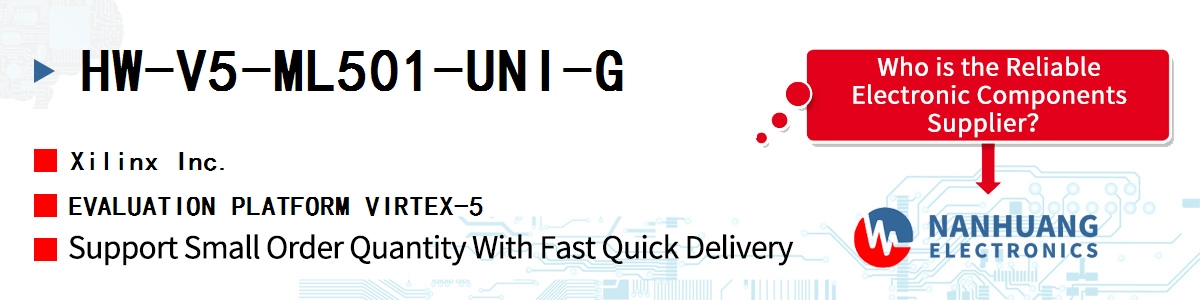 HW-V5-ML501-UNI-G Xilinx EVALUATION PLATFORM VIRTEX-5