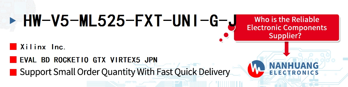 HW-V5-ML525-FXT-UNI-G-J Xilinx EVAL BD ROCKETIO GTX VIRTEX5 JPN