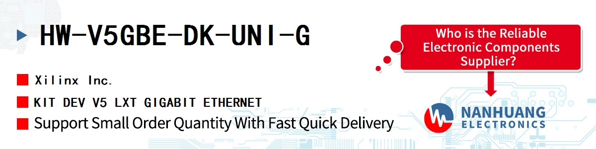 HW-V5GBE-DK-UNI-G Xilinx KIT DEV V5 LXT GIGABIT ETHERNET