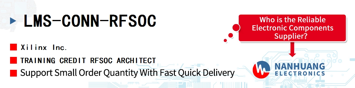 LMS-CONN-RFSOC Xilinx TRAINING CREDIT RFSOC ARCHITECT