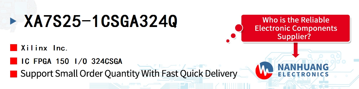 XA7S25-1CSGA324Q Xilinx IC FPGA 150 I/O 324CSGA