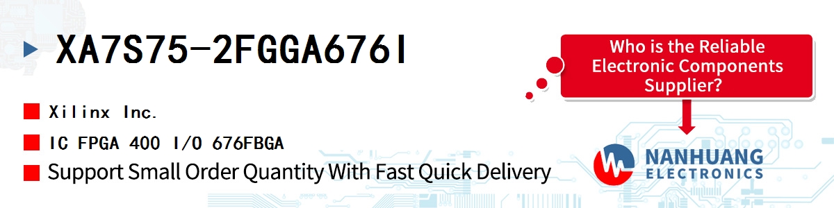 XA7S75-2FGGA676I Xilinx IC FPGA 400 I/O 676FBGA