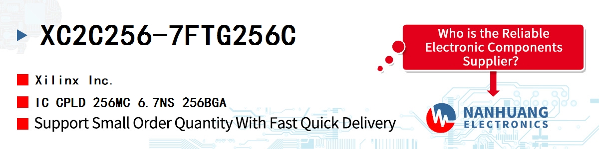 XC2C256-7FTG256C Xilinx IC CPLD 256MC 6.7NS 256BGA