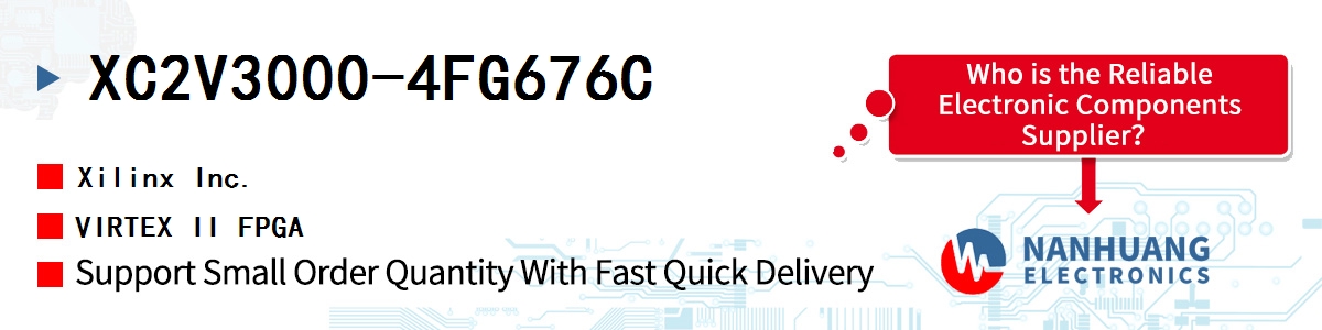 XC2V3000-4FG676C Xilinx VIRTEX II FPGA