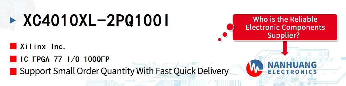 XC4010XL-2PQ100I Xilinx IC FPGA 77 I/O 100QFP