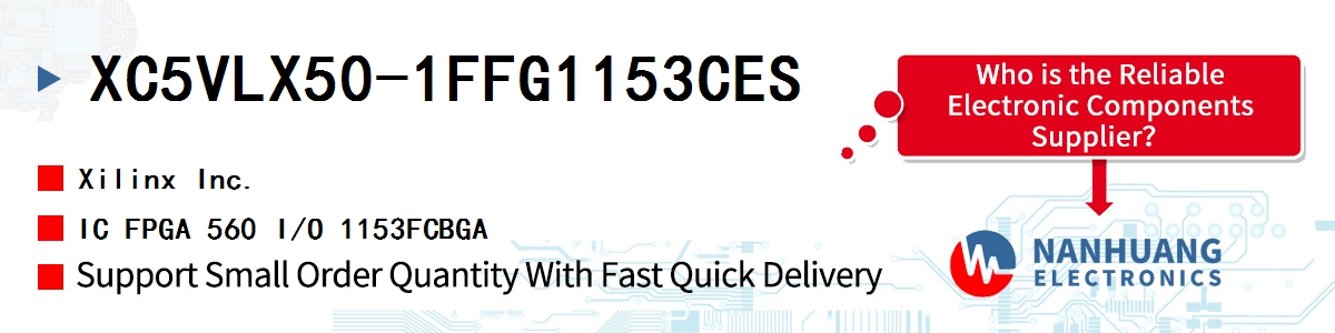 XC5VLX50-1FFG1153CES Xilinx IC FPGA 560 I/O 1153FCBGA