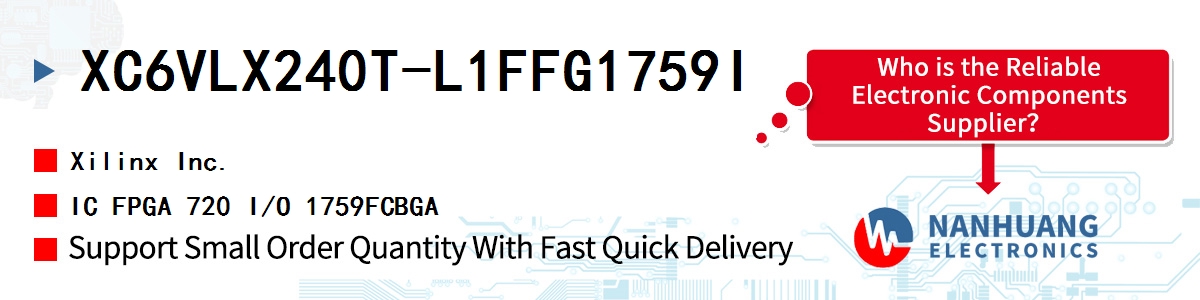 XC6VLX240T-L1FFG1759I Xilinx IC FPGA 720 I/O 1759FCBGA