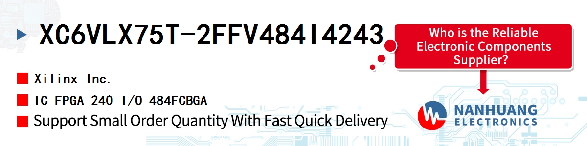 XC6VLX75T-2FFV484I4243 Xilinx IC FPGA 240 I/O 484FCBGA