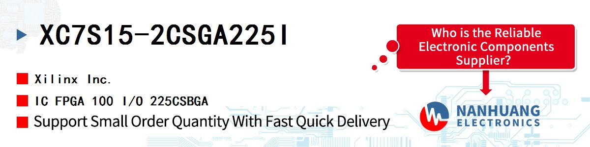 XC7S15-2CSGA225I Xilinx IC FPGA 100 I/O 225CSBGA