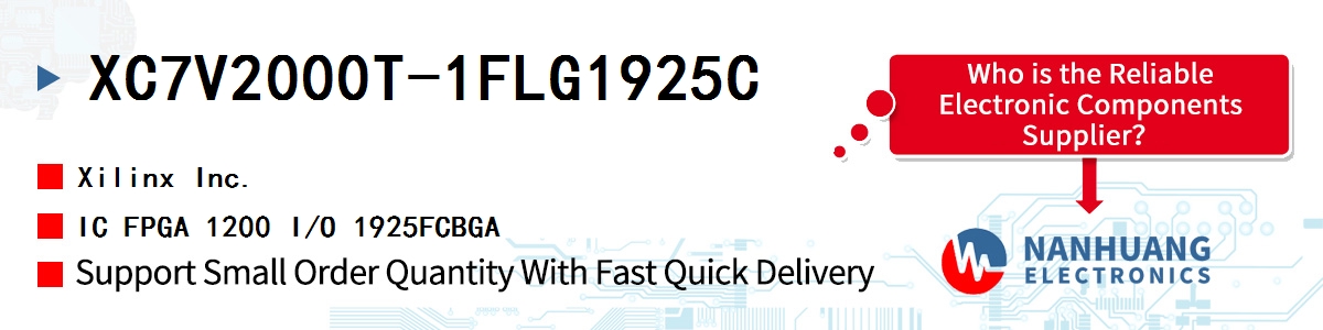 XC7V2000T-1FLG1925C Xilinx IC FPGA 1200 I/O 1925FCBGA