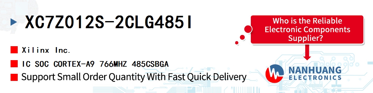 XC7Z012S-2CLG485I Xilinx IC SOC CORTEX-A9 766MHZ 485CSBGA