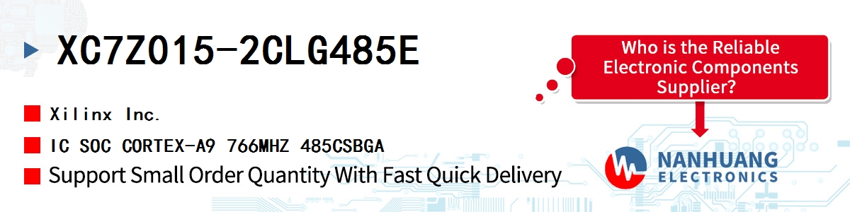 XC7Z015-2CLG485E Xilinx IC SOC CORTEX-A9 766MHZ 485CSBGA